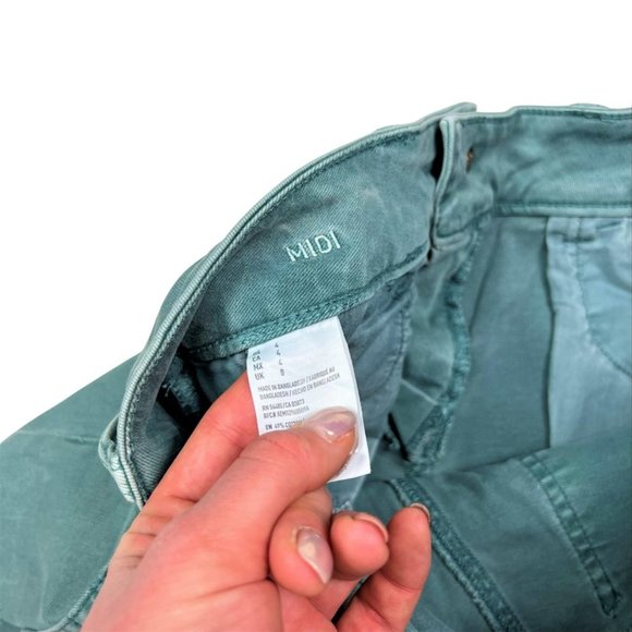 (Up To 50% Off SALE) American Eagle Outfitters Denim Midi Shorts - Picture 4 of 4